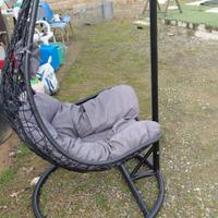 Sedia sospesa dondolo