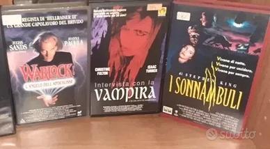set Vhs Film vintage movie Horror Thriller anni 90