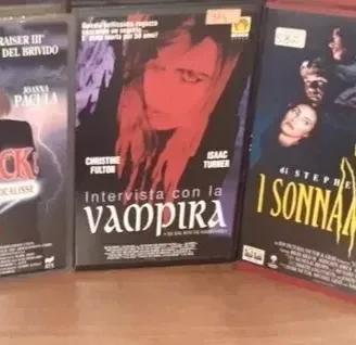 set Vhs Film vintage movie Horror Thriller anni 90