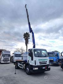 IVECO eurocargo 160e22 gru e cassone