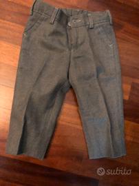 Pantalone elegante marca Siola tg 2 anni grigio