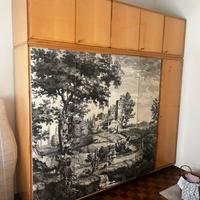 Armadio vintage camera da letto in legno