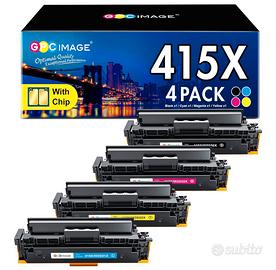 Cartucce toner compatibile HP 415X 415A con chip