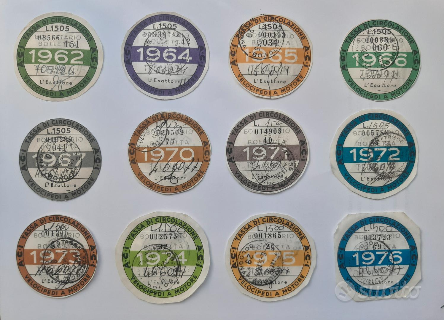 Bolli tassa di circolazione Vespa 50