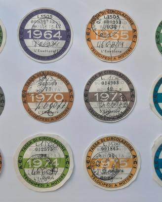 Bolli tassa di circolazione Vespa 50