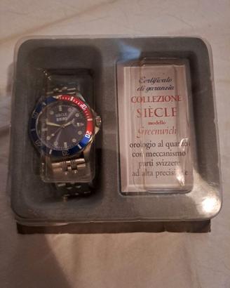 Orologio siecle diving acciaio