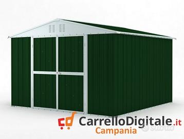 Box struttura lamiera Acciaio 327x307 verde scuro