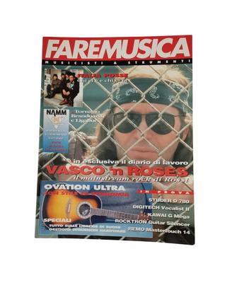 Rivista Fare Musica 1993 Vasco Rossi Ligabue