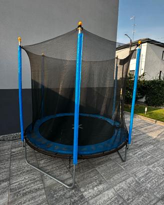 TRAMPOLINO ELASTICO PER BAMBINI (DIAMETRO 244 cm)