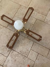 Lampadario Ventilatore da soffitto con 4 pale