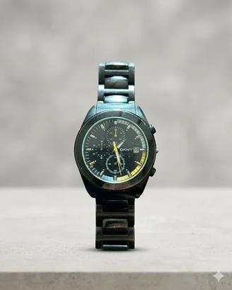 Orologio DKNY Uomo Nero NY-1283 Cronografo Acciaio