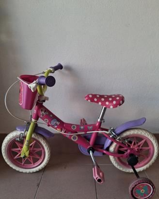 bicicletta bambina minnie 12"