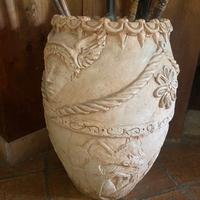 vaso portaoggetti/portaombrelli in terracotta