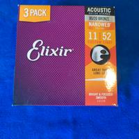 corde chitarra elixir 11 52 nanoweb 