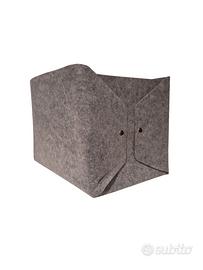scatola  in feltro porta cappelli