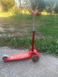 Monopattino bambini 3 Ruote Mini Micro Rosso