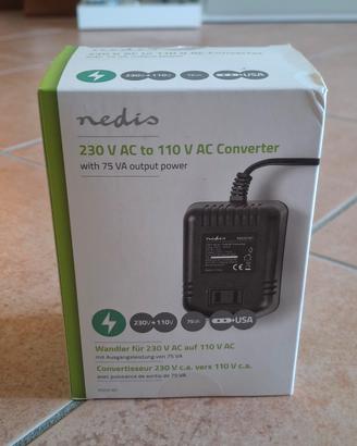 Convertitore Tensione 230V a 110V Nedis 75W 