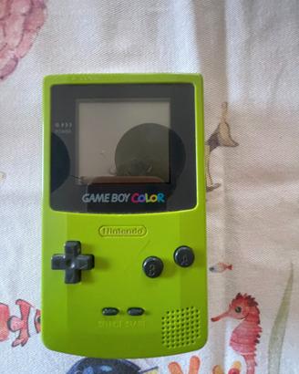Game Boy Color verde Kiwi con Super Mario Bros Del