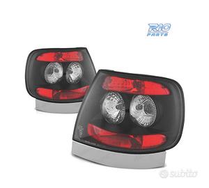FANALI PER AUDI A4 B5 94-99 SFONDO NERO ROSSO