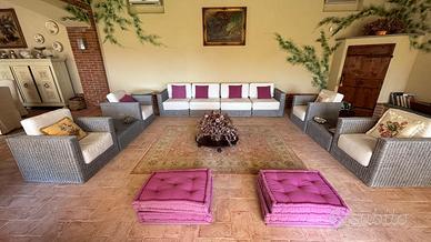 Set UNOPIU per salottino interno/esterno 8 sedute