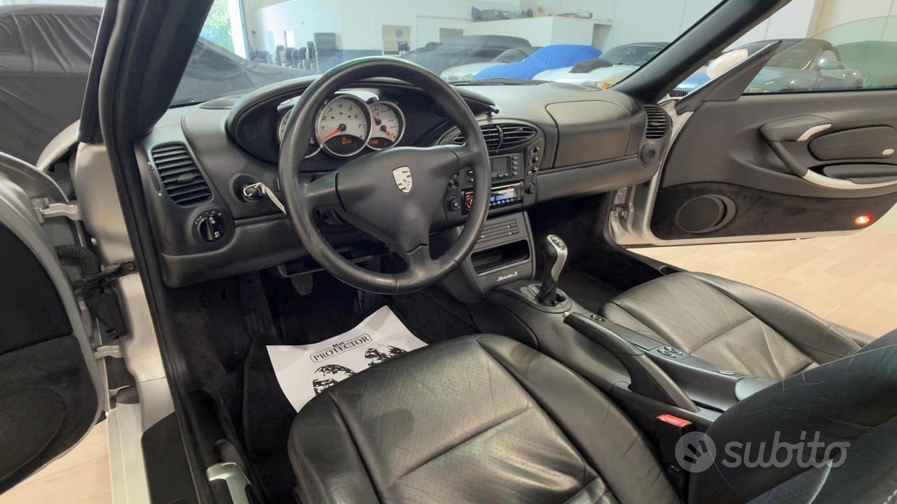 PORSCHE BOXSTER S 3.2 252ch - CUIR BLEU NUIT - SIÈGES CHAUFFANTS - RÉGULATEUR DE VITESSE - RADARS DE RECUL