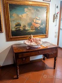 Consolle antica / Tavolo con cassetti