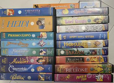 Videocassette VHS Walt Disney originali lotto 18pz
