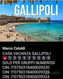 15 posti letto 3 bagni maxi casa a gallipoli