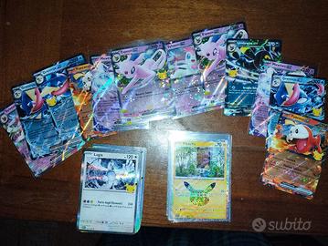 Carte pokemon 30th anniversario