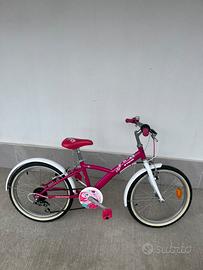 Bici MTB Btwin bambina con cambio ruota 20 nuova