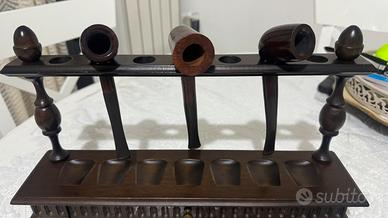 Porta pipe piu tre pipe