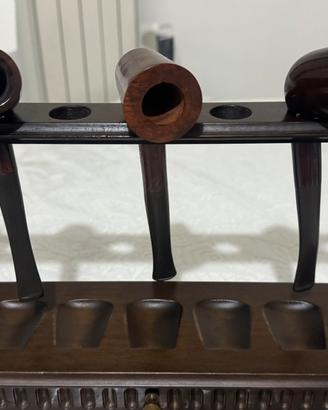 Porta pipe piu tre pipe