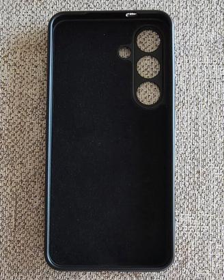 Cover silicone per Samsung S25 colore nero