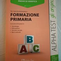 Alpha test scienze della formazione primaria 