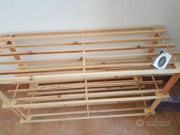 scarpiera in legno 