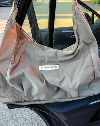 borsa donna Borbonese verde chiaro 