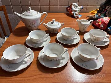 Servizio da té in porcellana Durken