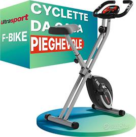 Ultrasport F-Bike Cyclette da Casa Pieghevole