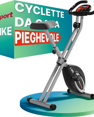 Ultrasport F-Bike Cyclette da Casa Pieghevole