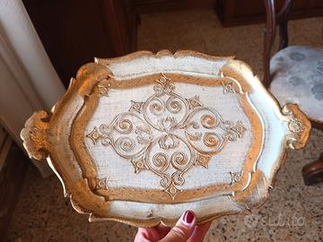 Vassoio fiorentino vintage