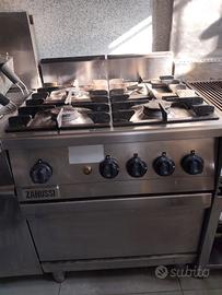 FORNO 4 FUOCHI "ZANUSSI" CON FORNO INTEGRATO
