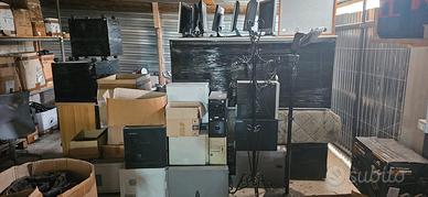 LOTTO SCRIVANIE COMPUTER SEDIE MOBILI DA UFFICIO