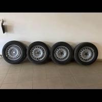 4 Bridgestone termiche 195/65r15 91T con cerchi