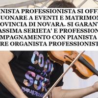 Violinista per eventi Novara