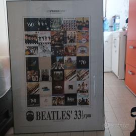 Poster tutti LP Beatles