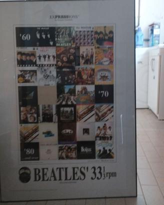 Poster tutti LP Beatles