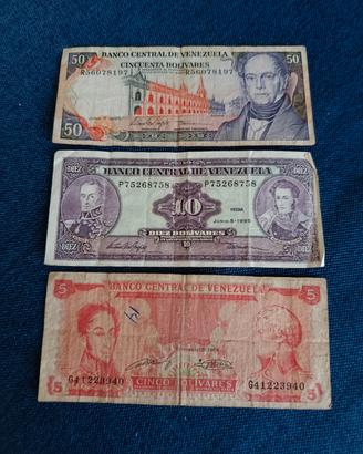 banconote Venezuela 