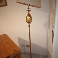 Piantana in ottone dorato