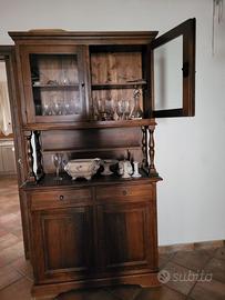 Vetrina legno massello, artigiani toscani.