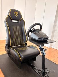Postazione Sim Lamborghini + Logitech G29(PS4/PS5)
